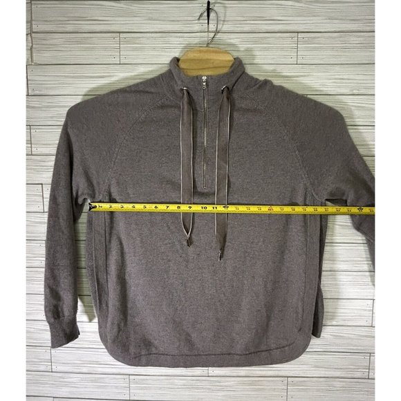 Repeat Women's Cashmere Blend Lilac/Gray Sweater‎ With Drawstring Sz EU 42 US Lg - Picture 8 of 9